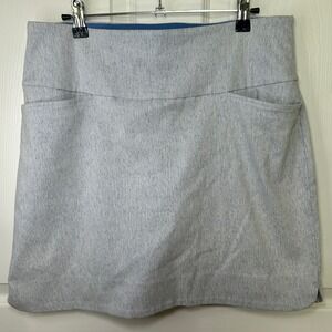 S.C. & CO. Women's Golf Skort Athletic Skirt‎ Large Tummy Control Blue Pockets